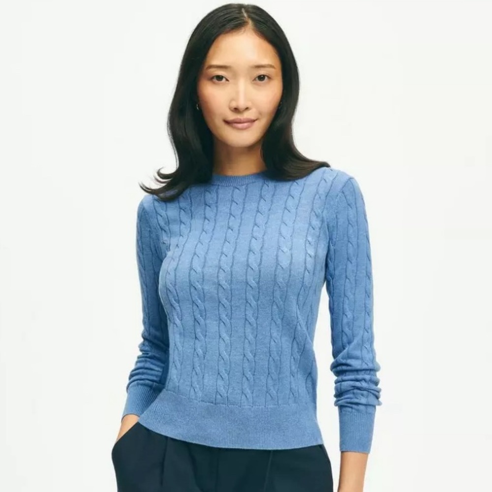 Brooks Brothers cable knit sweater 346